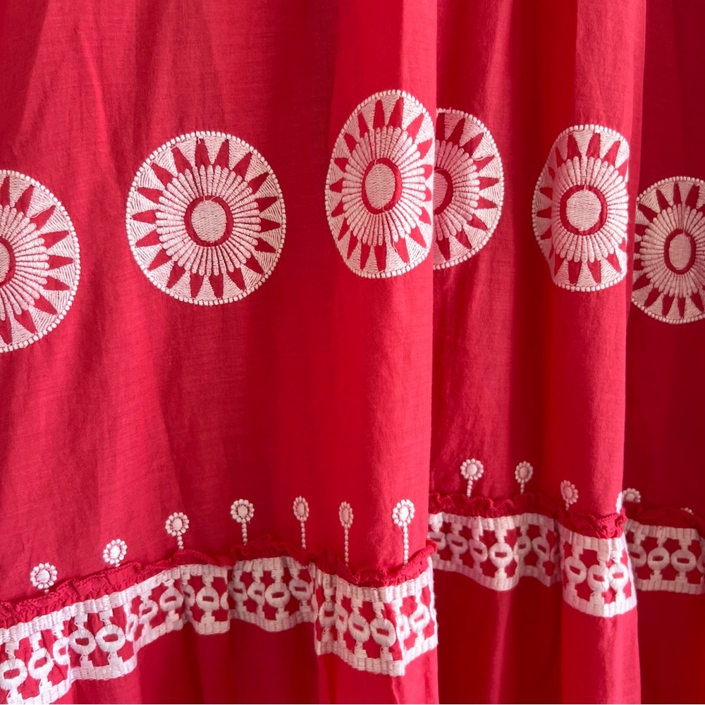 Oliphant Red Maxi Dress - Picture 7 of 12